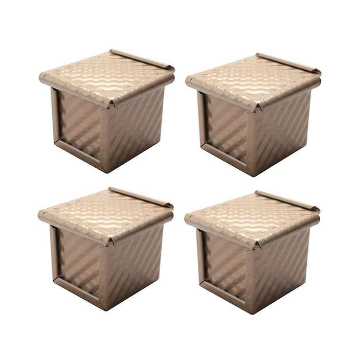 Loaf Pan with Lid Nonstick Bread Toast Mould Mini Square Toast Box for Home Baking Perfect Baking Se
