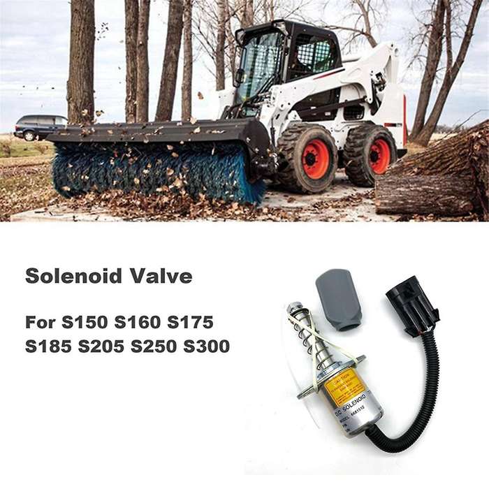 Loader Accessories 6681512 Flameout Solenoid Valve/brake Solenoid Valve for Bobcat S150 S160 S205 S2