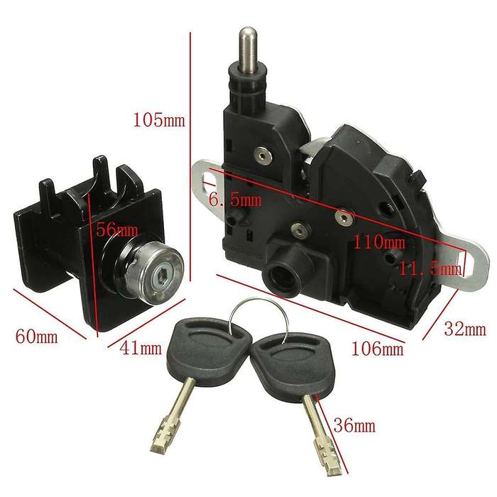 Lock Craft Door Bonnet Hood Lock Latch +2 Keys for Transit Mk6 2000 - 2006 Transit Connect 2002-2015