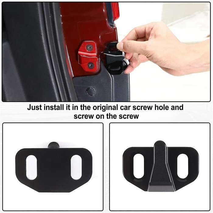 Lock Buckle for 2007-2021 Latch Stop Bumper Door Lock Outer Buckle