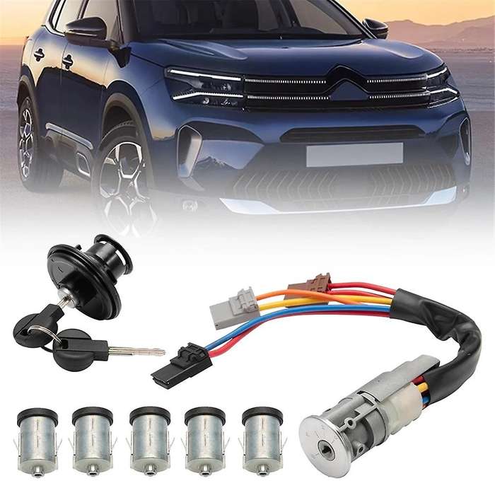 Lock Set Ignition Switch Kit 4162F4 4162L9 4162S1 4162-S1 for Jumpy Expert Scudo Door Lock Barrels