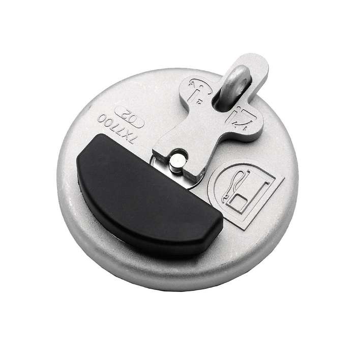 Locking Fuel Tank Cap 7x7700 for Excavator D6r D5c 311d 312d 320d 321d 323d Gray