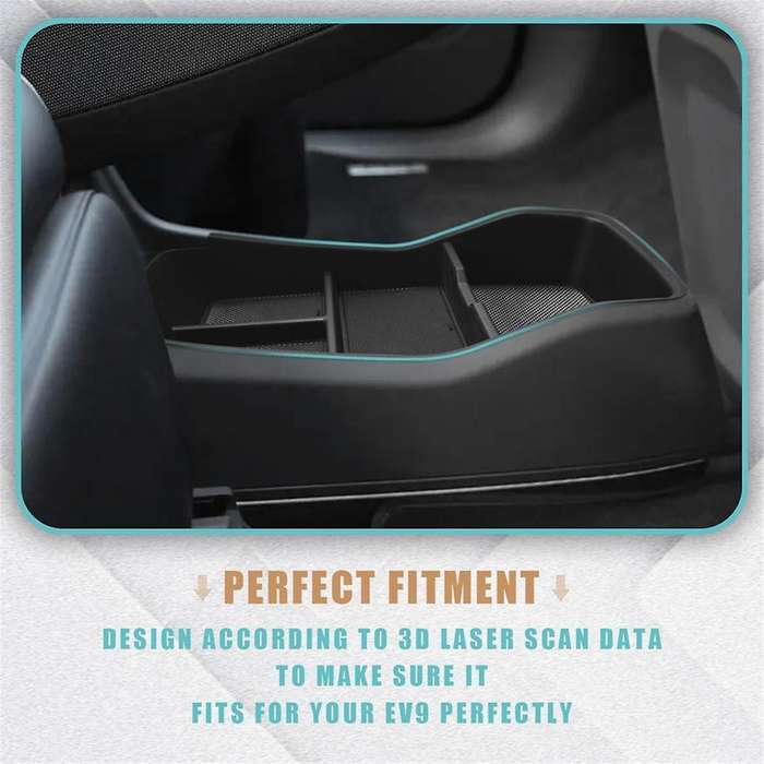 Lower Center Console Organizer Tray Storage Box for EV9 2024 Interior Accessories