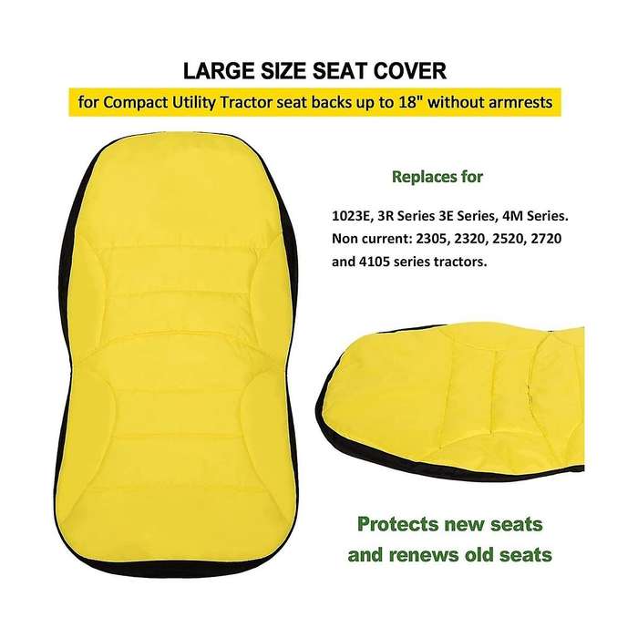 Lp95233 Upgrade Cover Cushioned for Series, Series,4m Series,1023e Tractor ,comfortable, Waterproof