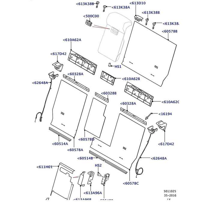 LR083126 Car Rear Armrest Clip Handle Latch Buckle Clip Latch for Range Sport L405 L494