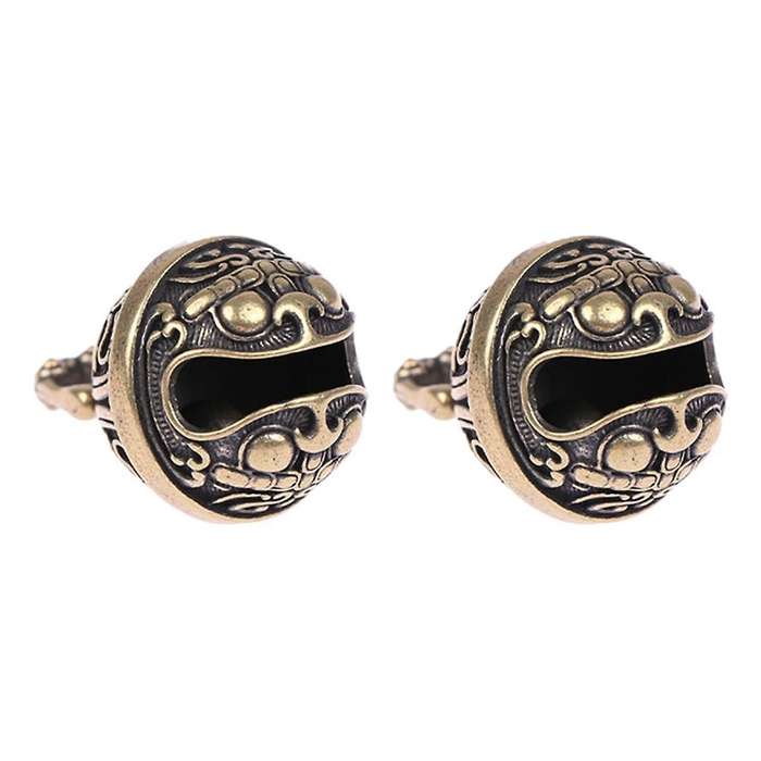 Lucky Brass Handicraft Drop Bell Key Car Button Wind Bell Bronze Bell, Gift Feng Shui Home Pendant