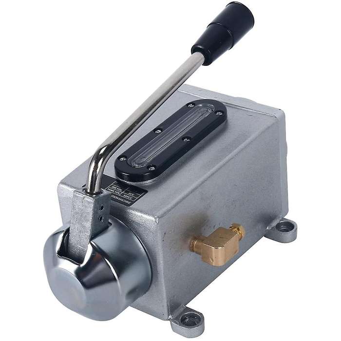 Lubrication Manual Oil Pump Manual Lubrication 500CC CNC 4mm Dual Oil Outlet Manual Lubrication Pump