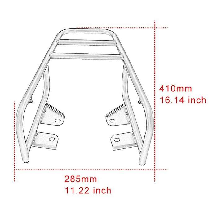 Luggage Rack Rear Tail Rack Top Box Case Suitcase Carrier Board for Svartpilen 125 200 250 401 Vitp