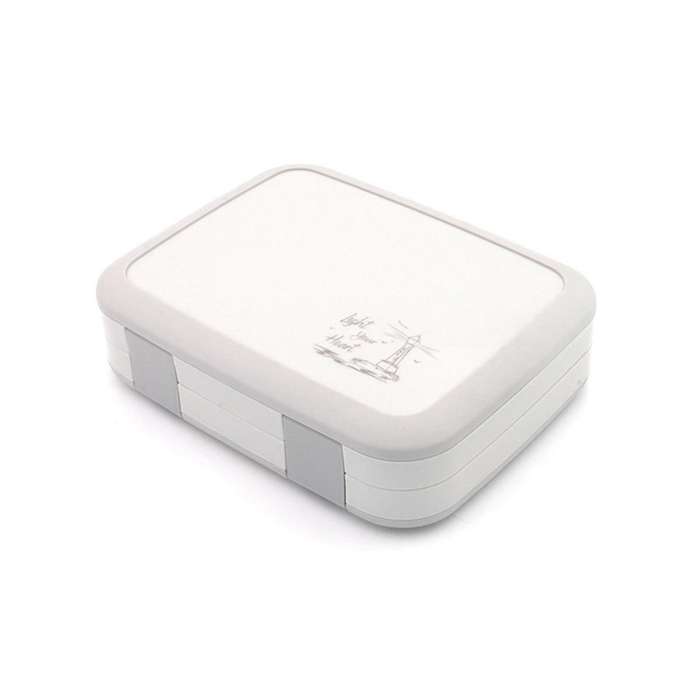 Lunch Box Kids Picnic Food Container Sealed Salad Box Outdoor Camping Lunch Box Tableware Portable L