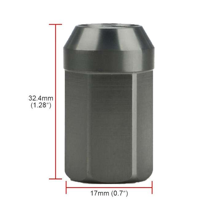 M12X1.5 Wheel Lug Nuts Aluminum Wheel Bolts 32.4X17mm 7075-T6 Titanium 20PCS