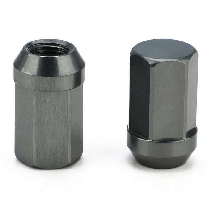 M12X1.5 Wheel Lug Nuts Aluminum Wheel Bolts 32.4X17mm 7075-T6 Titanium 20PCS