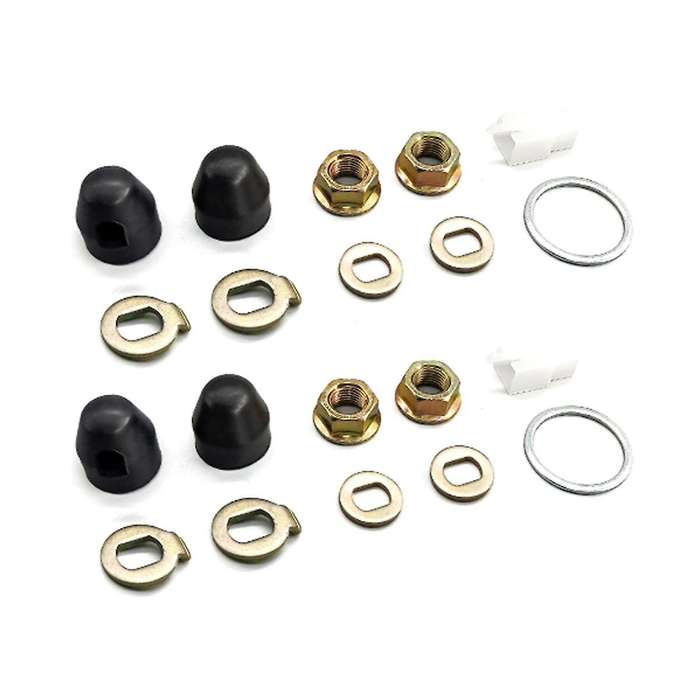 M14 2set Ebike Wheel Motor Shaft 14mm Shaft Screw Cap Washer/spacer/nut Cover E-bike Wheel Lock For