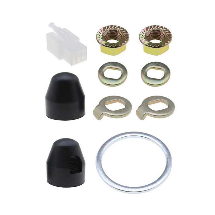 M14 2set Ebike Wheel Motor Shaft 14mm Shaft Screw Cap Washer/spacer/nut Cover E-bike Wheel Lock For