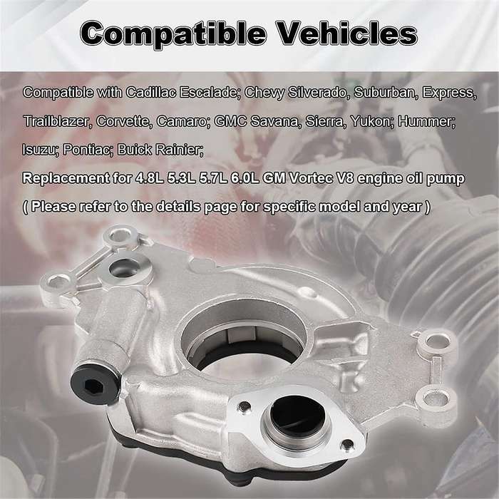 M295Hv High Volume Oil Pump Kit for , with Gaskets Balancer Bolt