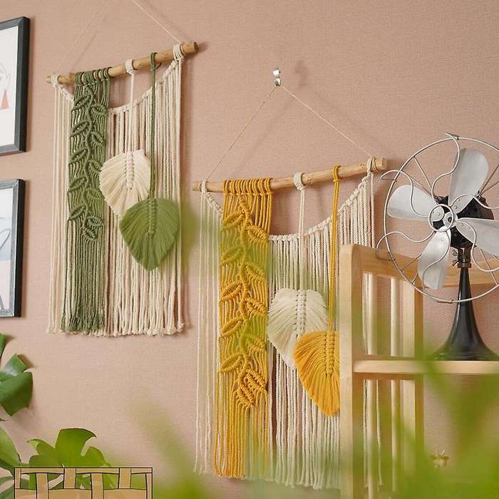 Macrame Wall Decor Boho Wall Art Nursery Wall Decor Aesthetic Home Decor Chic Decor Gallery Wall Xm
