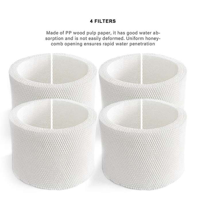 Maf1 Humidifier Wick Filter Replacement for Maf1 for Ma0950, Ma1200, Ma1201 4pack