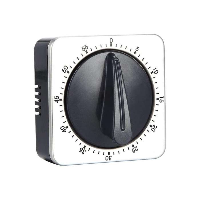 Magnetic Kitchen Timer, Adsorbable Mechanical Egg Timer Made Of Stainless Steel, 60 Timing,for Cook