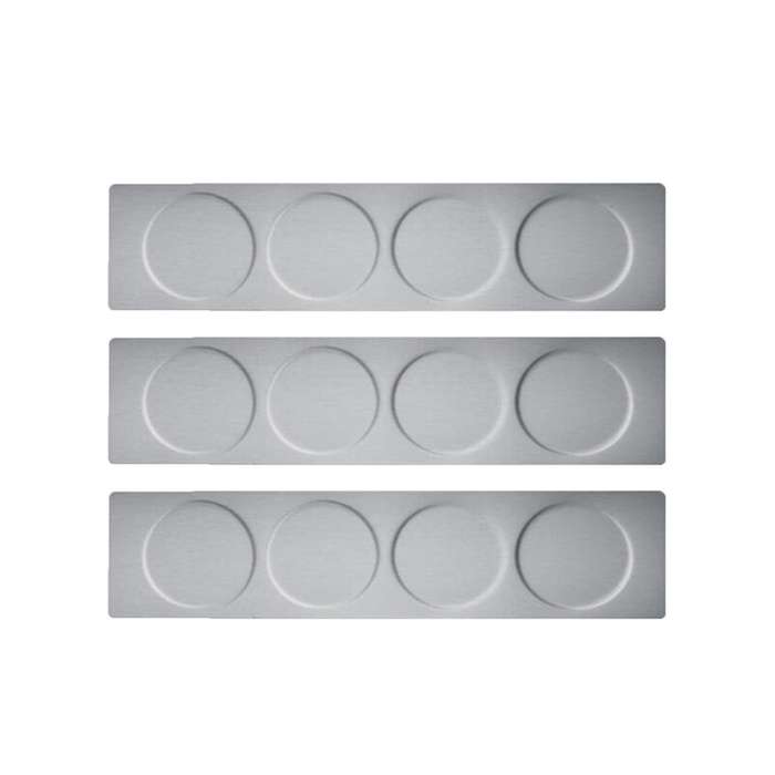 Magnetic Spice Jars Rack Stainless Steel Spice Jars Wall Plate Base Base for Magnetic Spice Tins