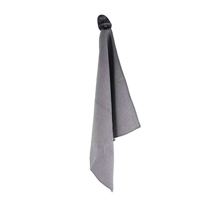 Magnetic Towel, Tier Microfiber with Deep Pockets Magnet for to Golf Carts or Clubs,Grey