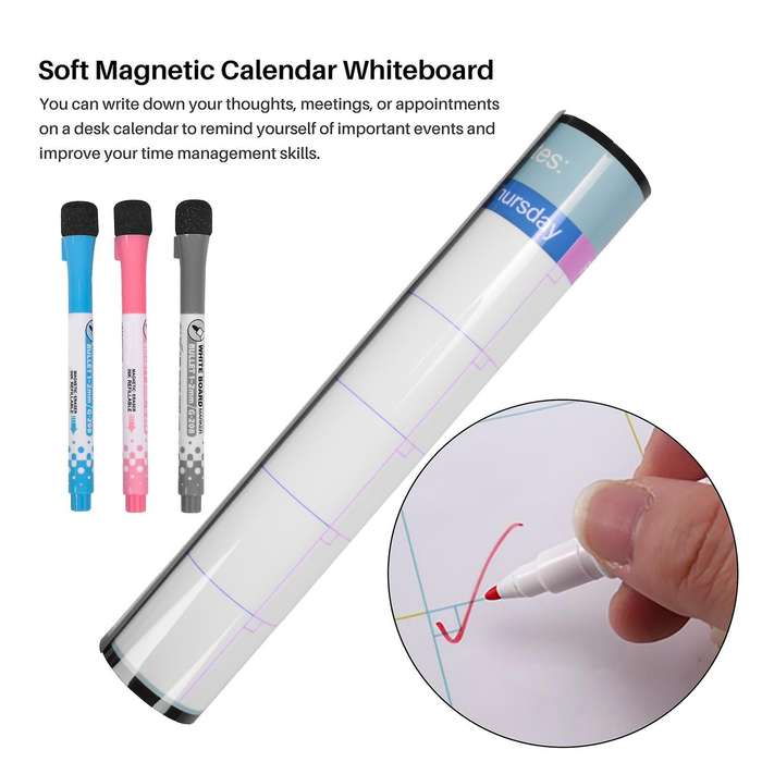 Magnetic Whiteboard Calendar Schedule Weekly Monthly Magnet Calendar Planner Drawing Refrigerator S