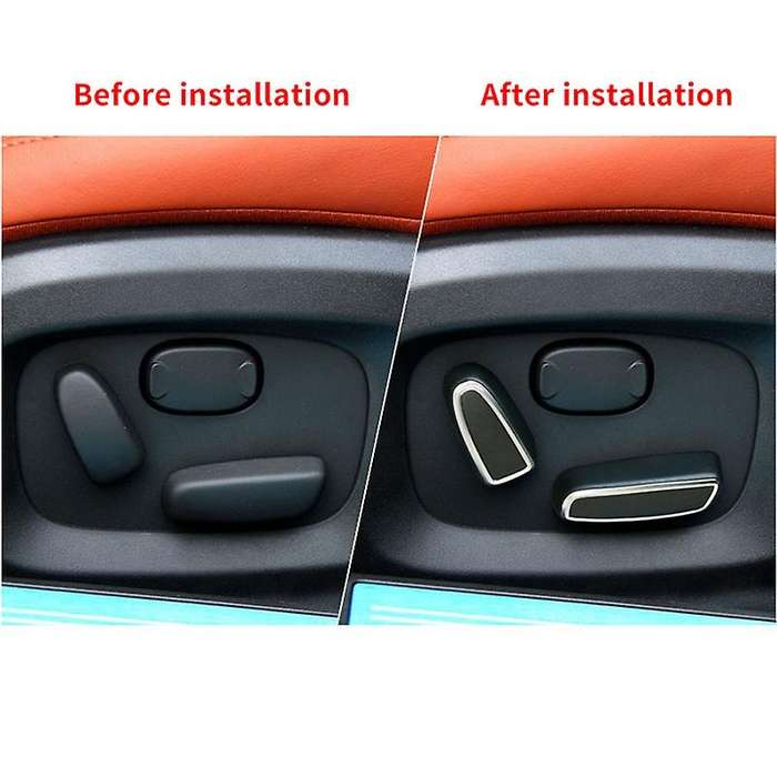 Car Seat Adjustment Button Decoration Cover Trim For-jaguar Xf