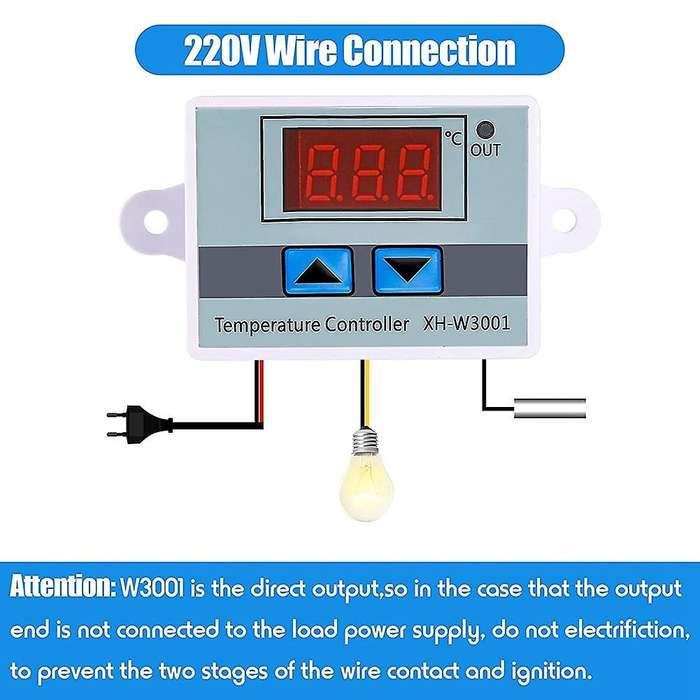 Digital Temperature Controller Xh-w3001 110-220v Module
