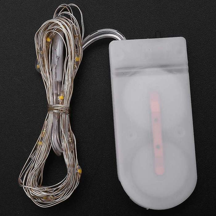 Pack Of 6 Led Starry String Lights with 20led On 1m Copper Wire
