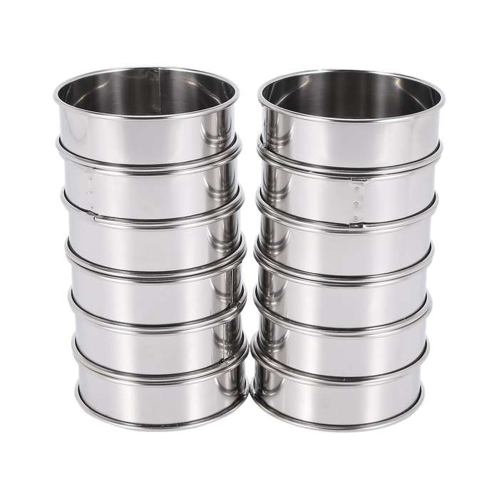 Tart Rings Stainless Steel Round Muffin Rings Crumpet Rings Molds
