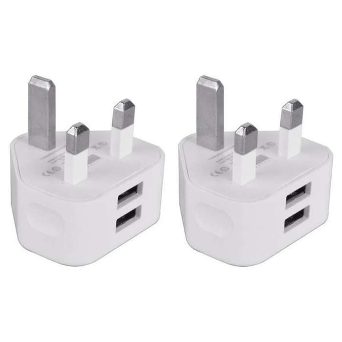 Usb Power Adapter Mobile Phone Charger Smart Travel Charger(uk Plug)