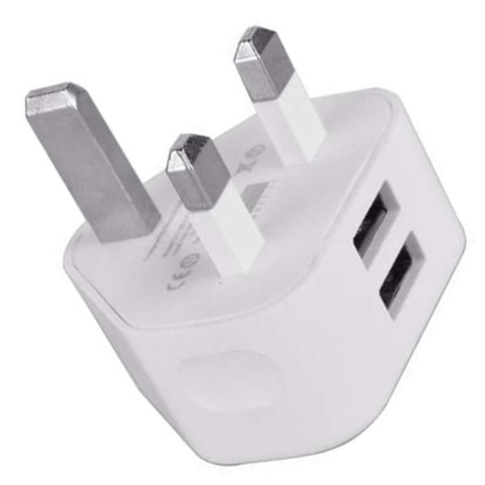 Usb Power Adapter Mobile Phone Charger Smart Travel Charger(uk Plug)