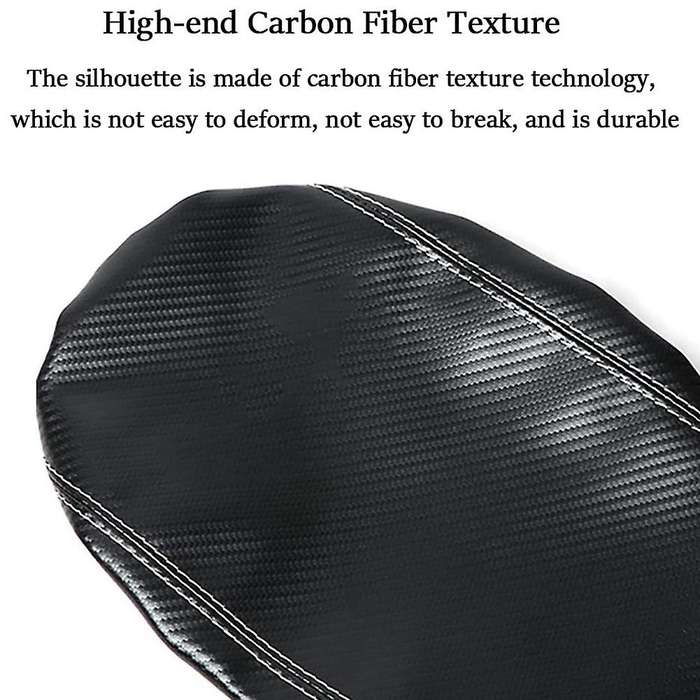 Armrest Box Cover Pad Storage Organizer Accessories,carbon Fiber Pu