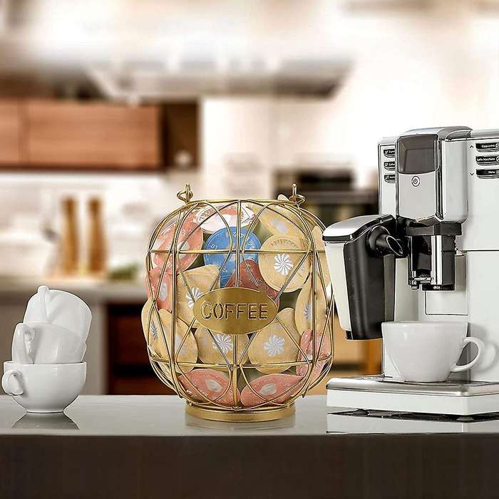 Coffee Holder and Organizer Mug Capacity Coffee Storage Holder,black