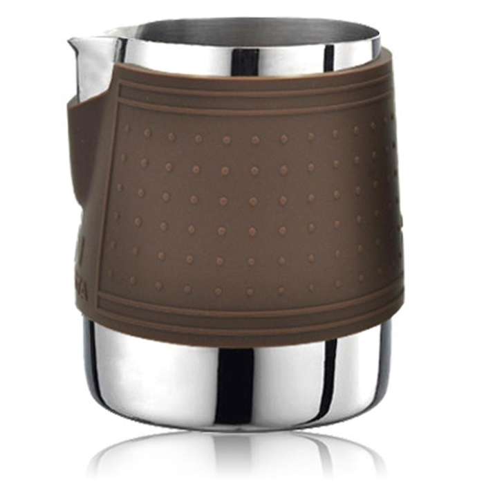 12 Oz. Stainless Steel Milk Foaming Steamer Pot with Eagle Nozzle,b
