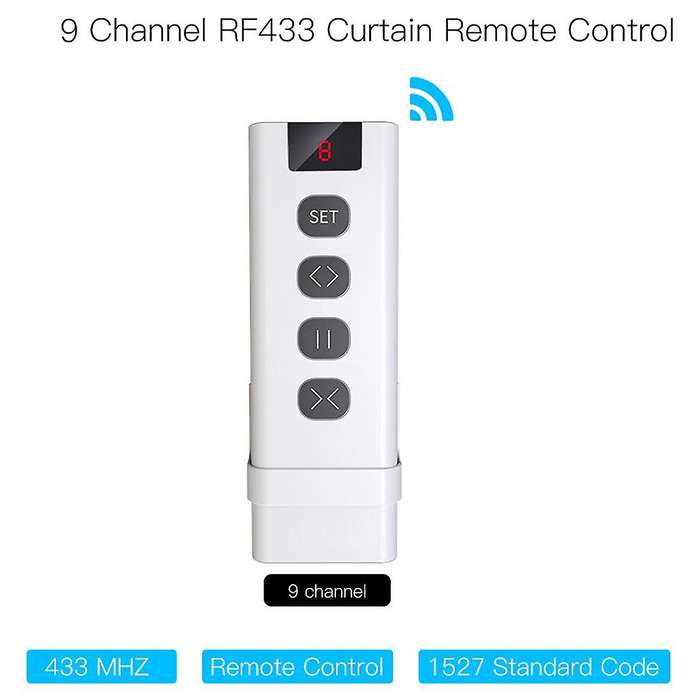 9 Channel Rf433 Remote Control for Wifi Curtain Switch Roller Module