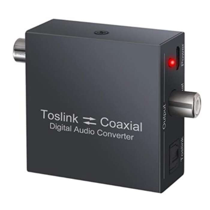 Bi-directional Coaxial Converter, Optical Spdif Toslink Converter