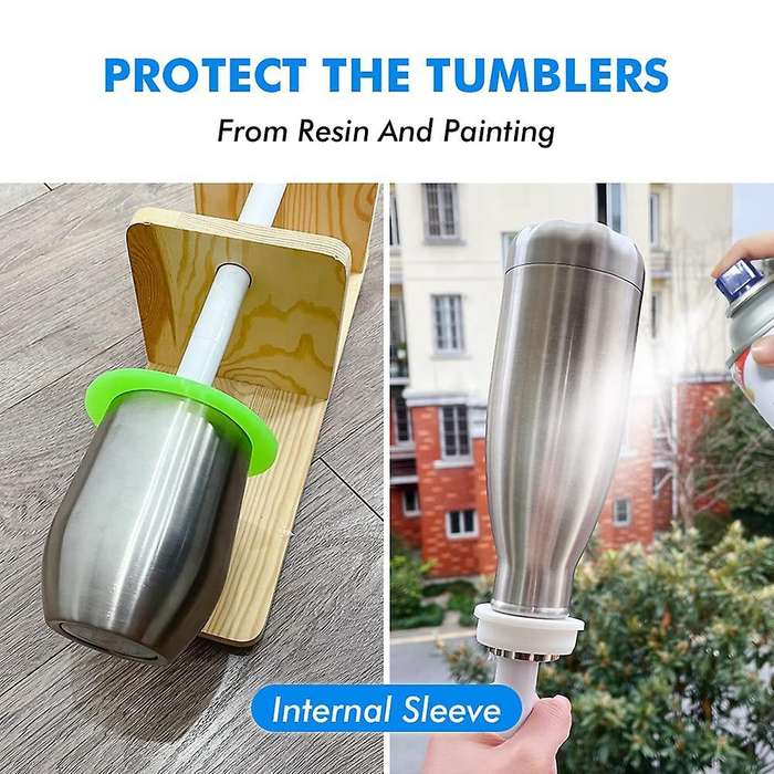 Epoxy Paint Flat Cup Covers, Tumbler Protection
