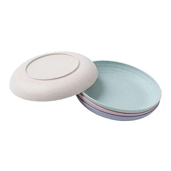 Lightweight Wheat Straw Plates -dishes and Plates Sets 9 Inch,4 Pack