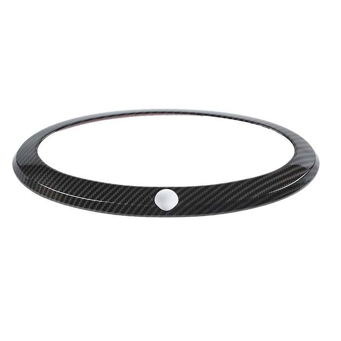 Front Grille Center Cap for Ford F150 21-22,with Camera Carbon Fiber