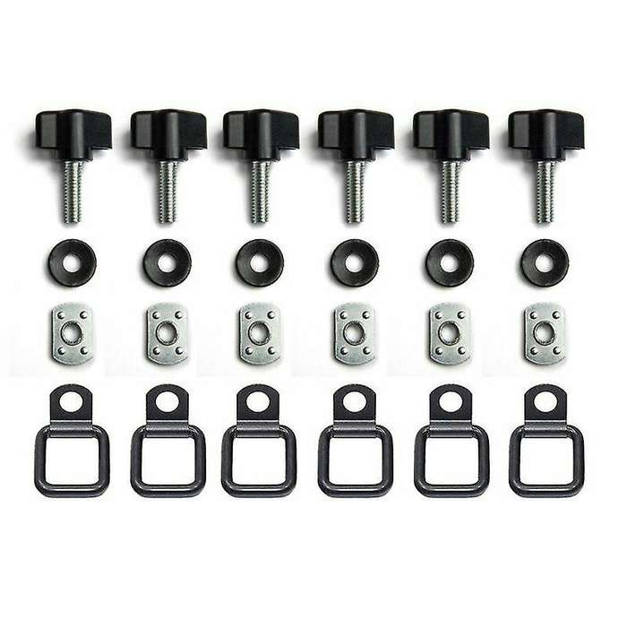 Hardtop Quick Removal Thumb Screw D-rings Kit