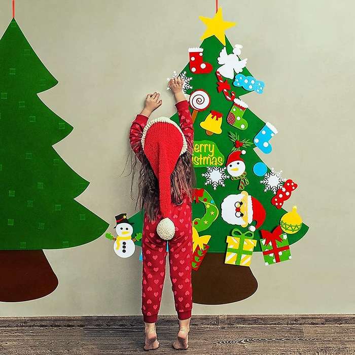 Felt Christmas Tree for Toddlers, Christmas Decorations