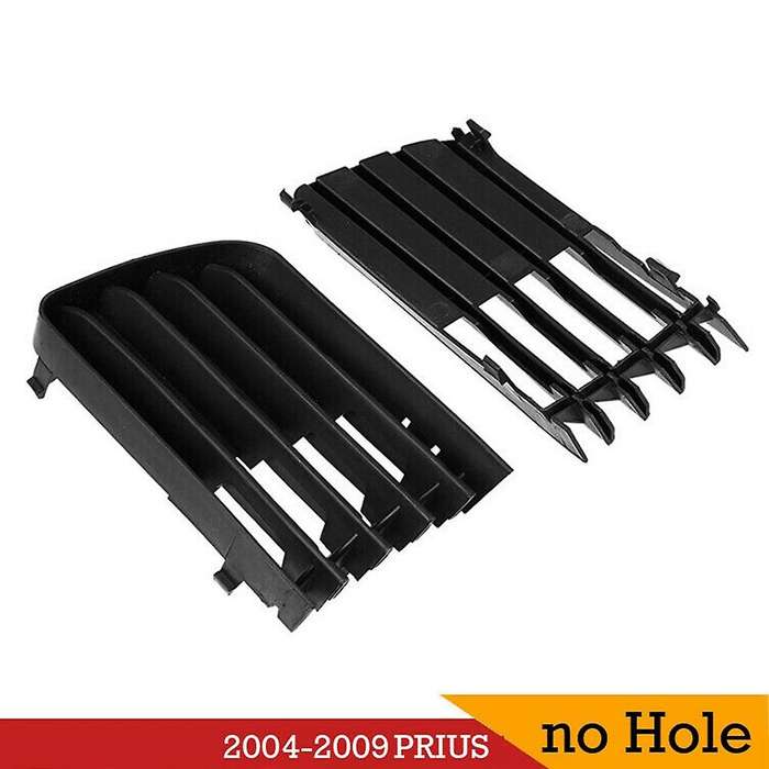 1 Pair Fog Light Lamp Hole Cover Lower Grille Car for Toyota Prius