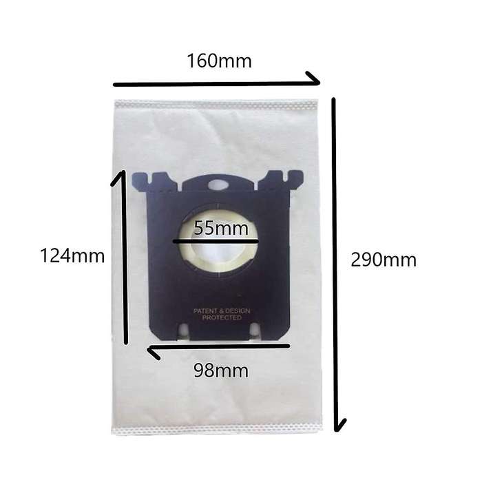 Replacement Vacuum Bag Dust Bag Compatible for Electrolux S Bag