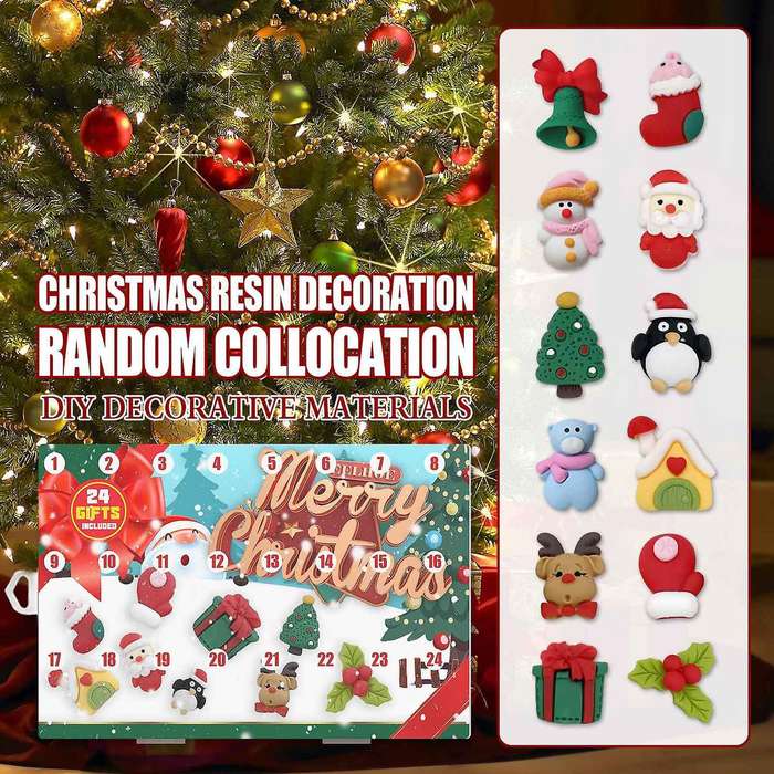 Calendar Christmas Countdown 24 Pcs Sensory Toys Set for Kids Adults