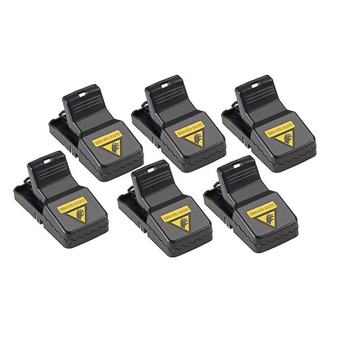 6pcs Plastic Mouse Trap Catching Rat Traps Rodent Catcher for Home
