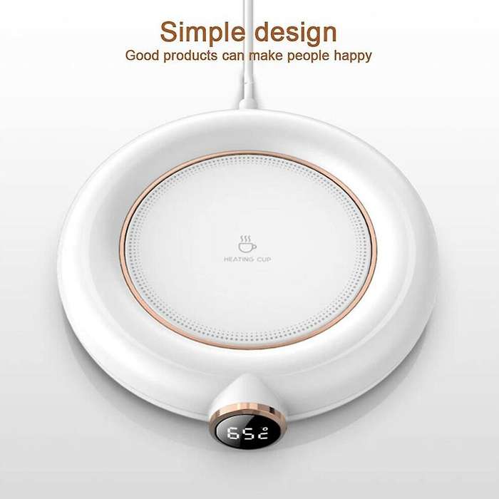 Smart Mug Warmer for Tea Warming, Candle Warmer Mug Heater White