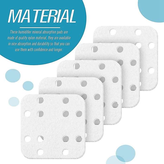 60pcs Mineral Absorbent Pad Humidifier Filter Pad for Levoit Lv600hh