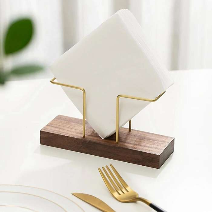 Tissue Holder Home Napkin Container for Hotel Restaurant Kitchen -c