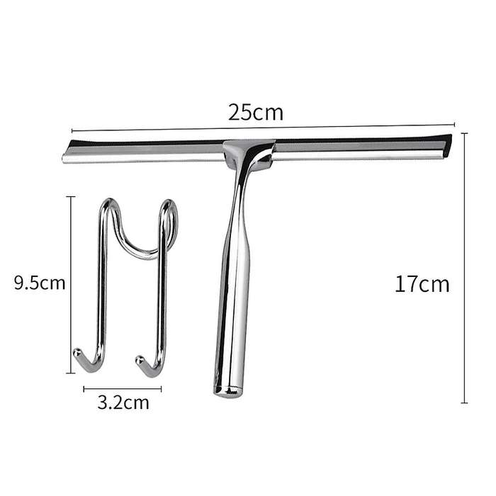 Glass Wiper Stainless Steel Window Wiper Car Bathroom Glass Wiper