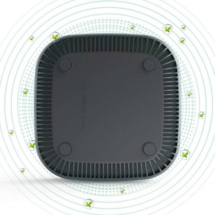 Creative Air Purifier Intelligent Ashtray for Living Room Home Blue