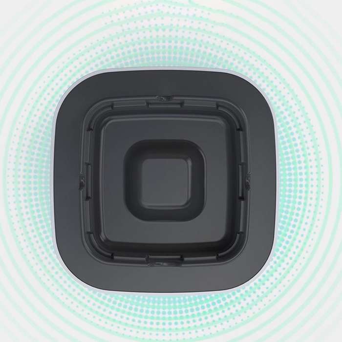 Creative Air Purifier Intelligent Ashtray for Living Room Home Blue